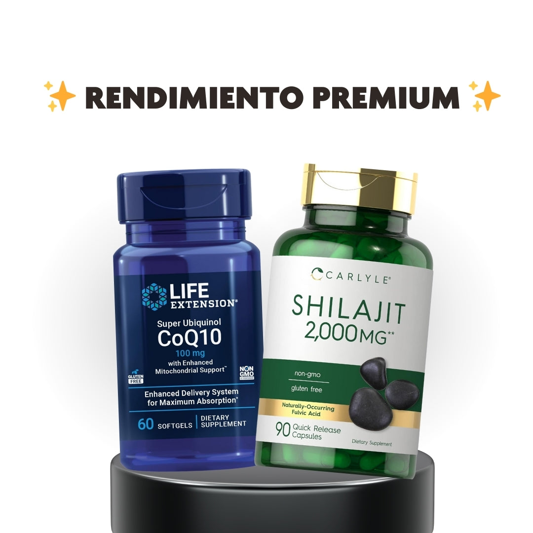 Rendimiento Premium - CoQ10 + Melena de Leon