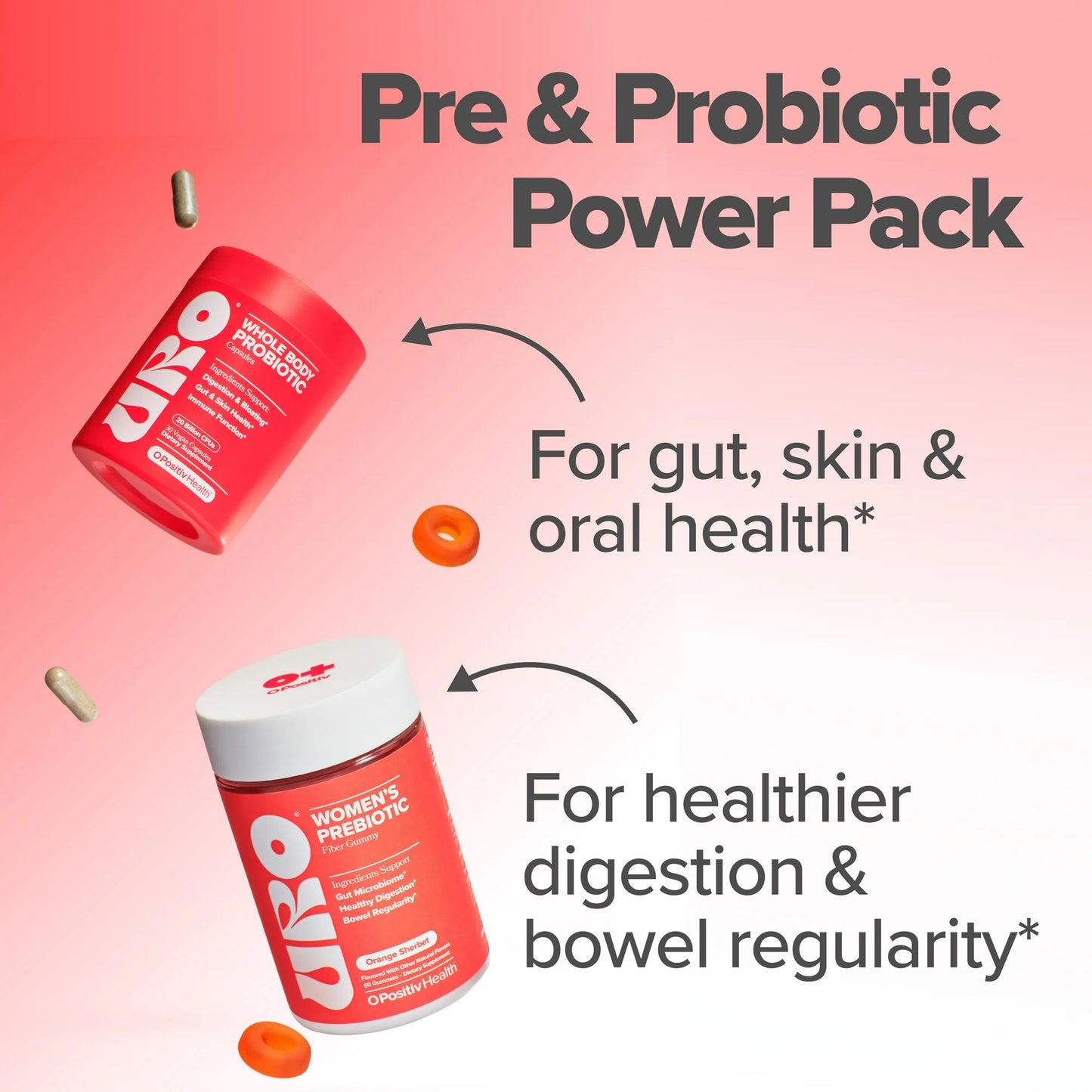 URO Women's Prebiotic (Gomitas de Fibra) - OPositivHealth