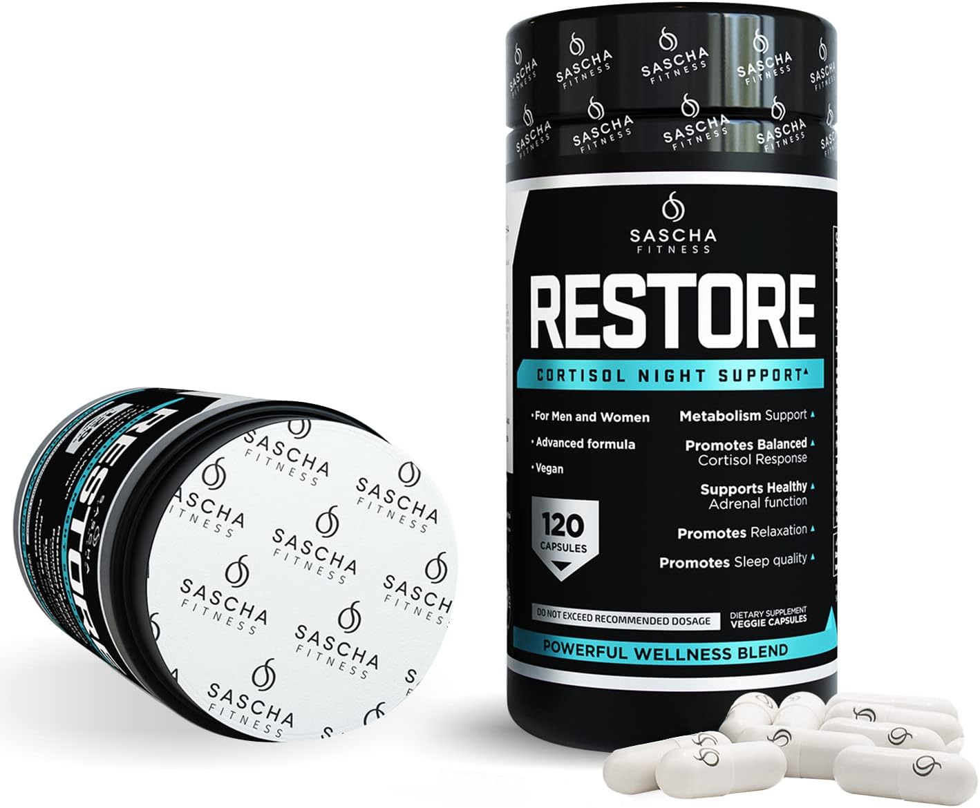 RESTORE - CORTISOL NIGHT SUPPORT - SASCHA FITNESS