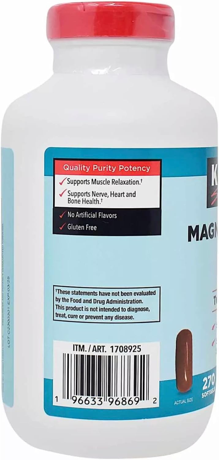 Citrato de Magnesio 250mg - Kirkland