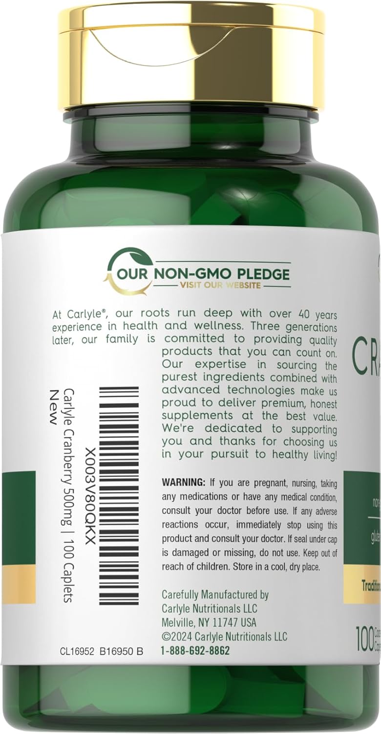 Cranberry 500mg - Carlyle