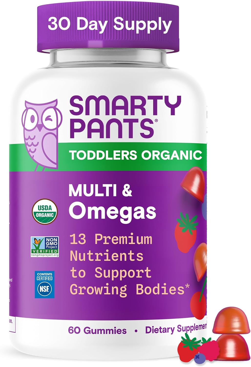 Toddler Organic Multi & Omegas - Smarty Pants