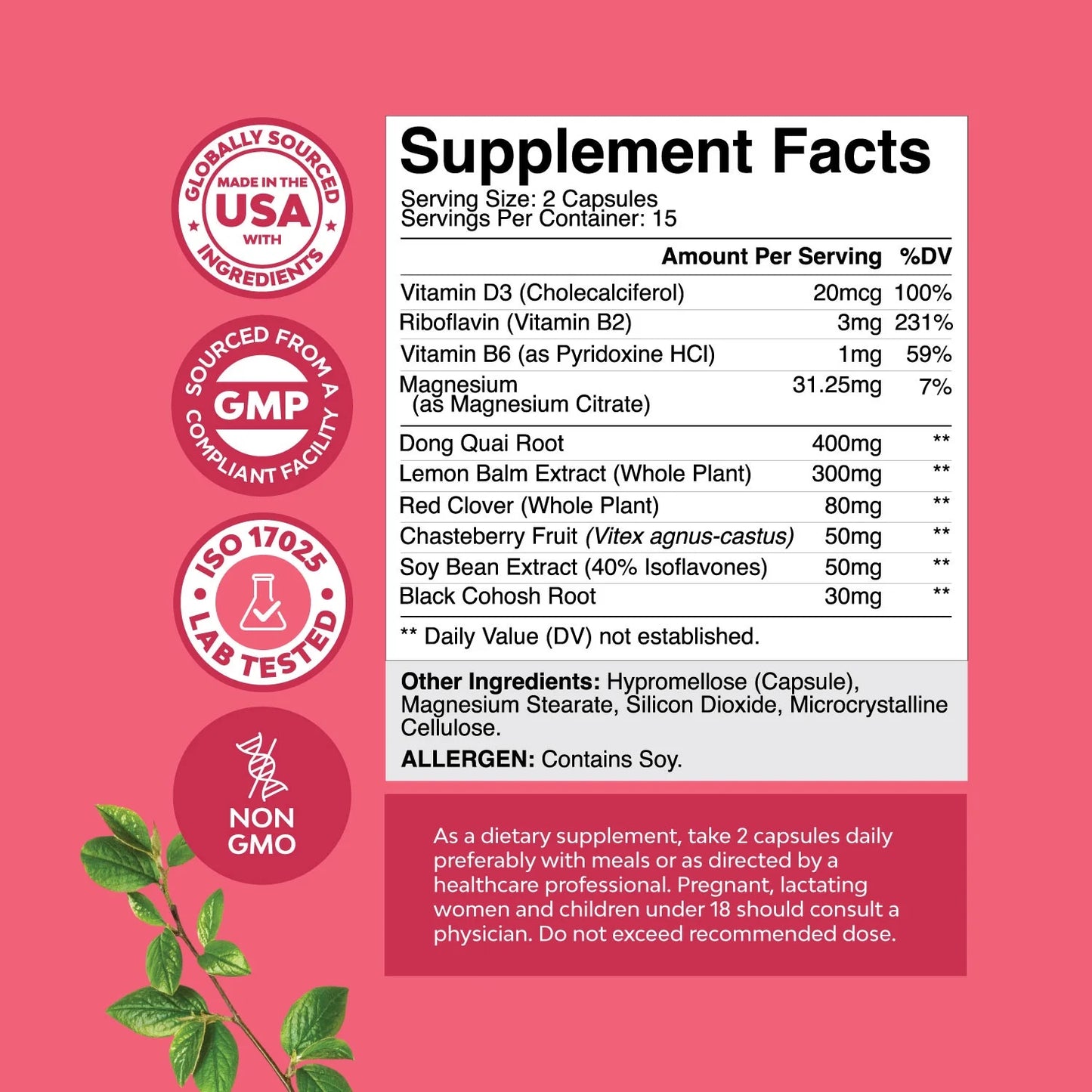 Menopause Support - Nature's Craft