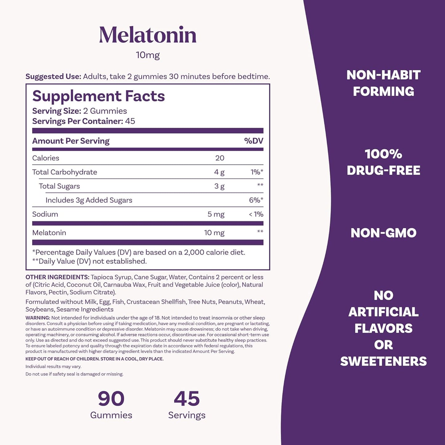 Melatonin 10mg Natrol - EXTRA FUERTE - Gomitas