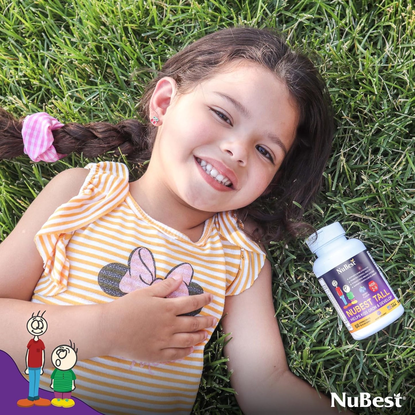 NuBest Tall 2-9 años - Pastillas Masticables
