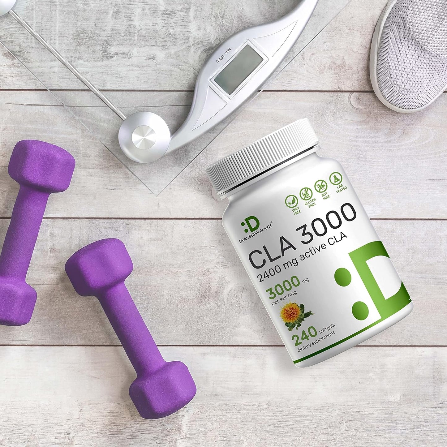CLA 3000 mg (2400mg de CLA Activo) - Deal Supplement