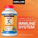 Vitamina C 500mg, (masticable) - Kirkland