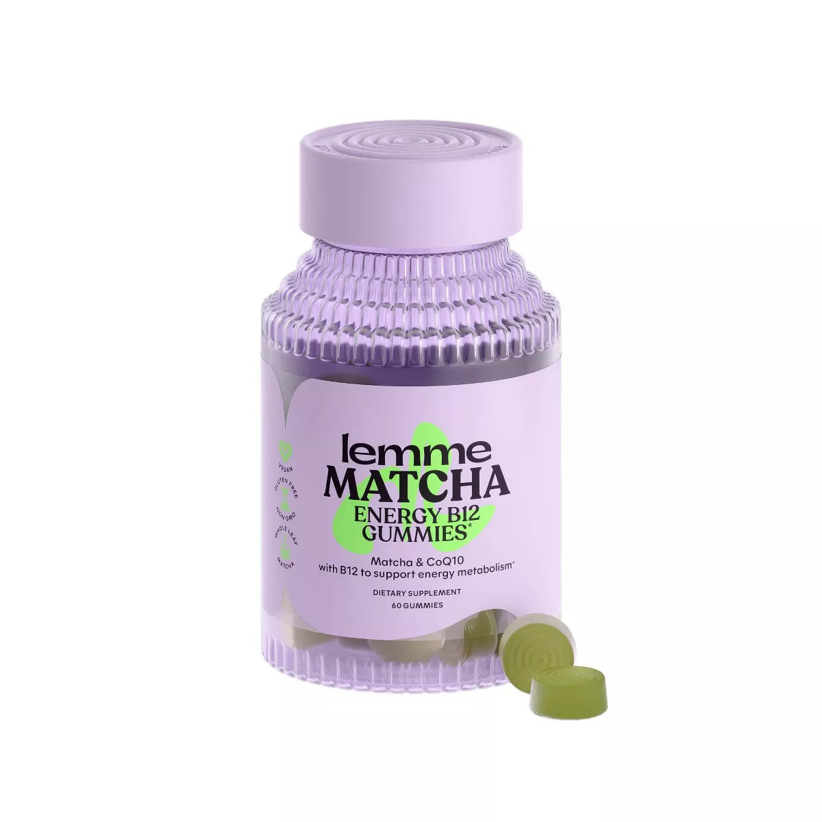Lemme Matcha Energy B12 Vegan - 60 Gummies