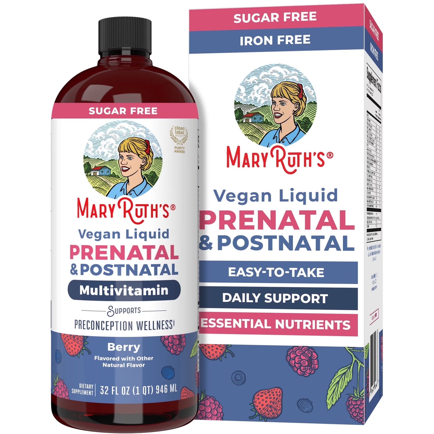Líquido Vegano PreNatal y PostNatal - Mary Ruth's