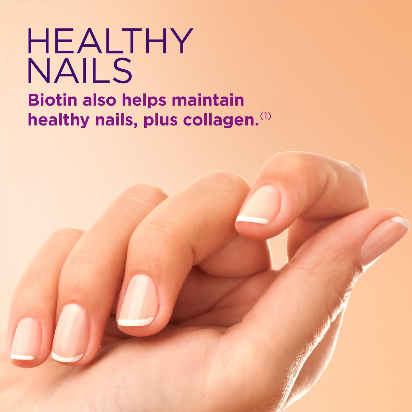HAIR SKIN & NAILS GUMMIES COLLAGEN & BIOTIN - NATURE'S BOUNTY
