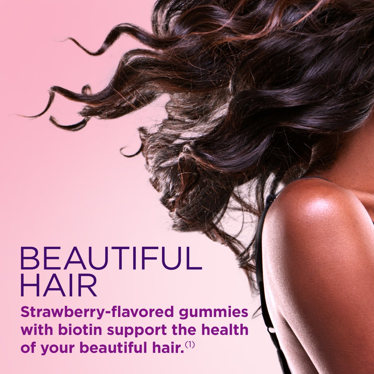 HAIR SKIN & NAILS GUMMIES 2500MCG BIOTIN - NATURE'S BOUNTY