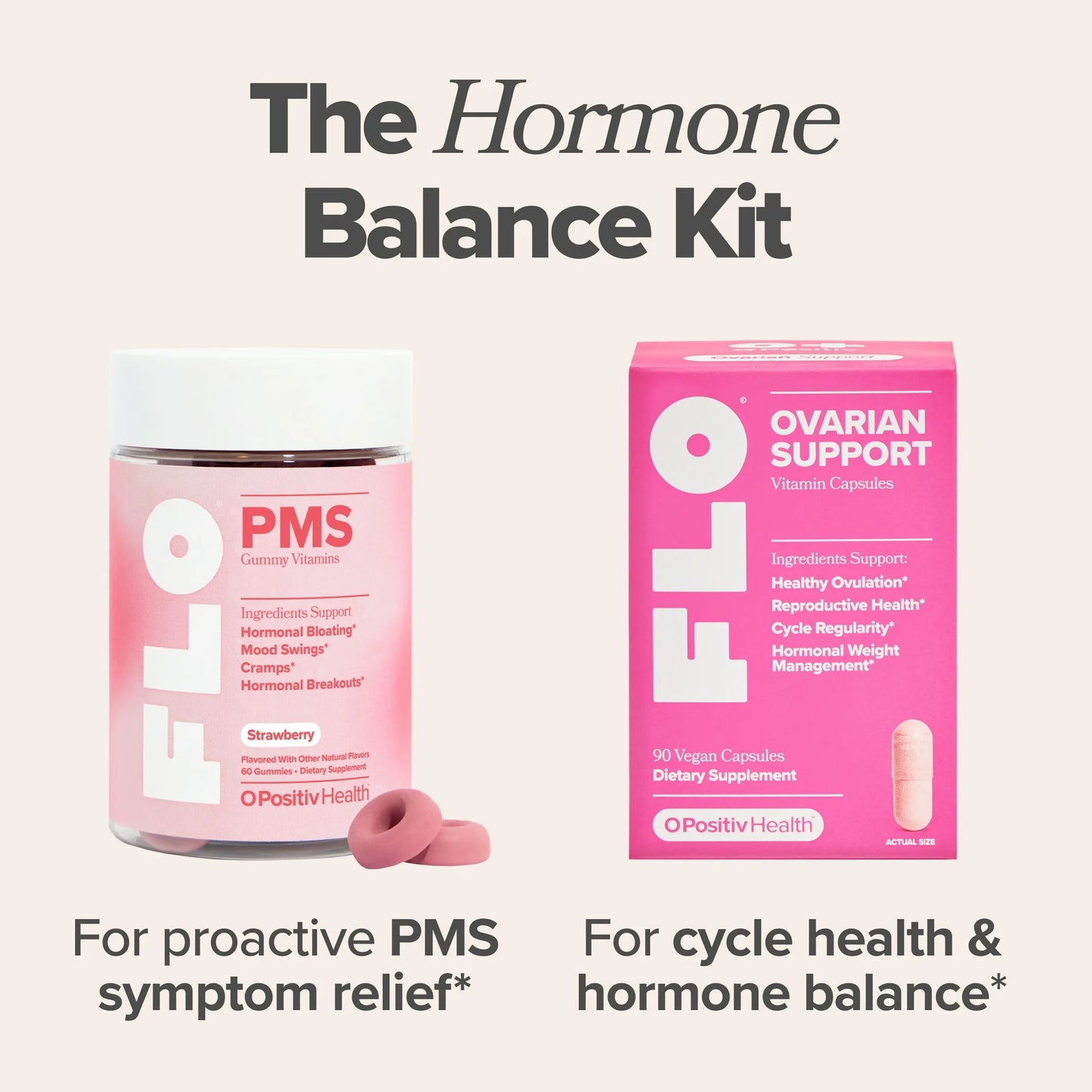 FLO PMS Vitamin Gummies - OPositivHealth