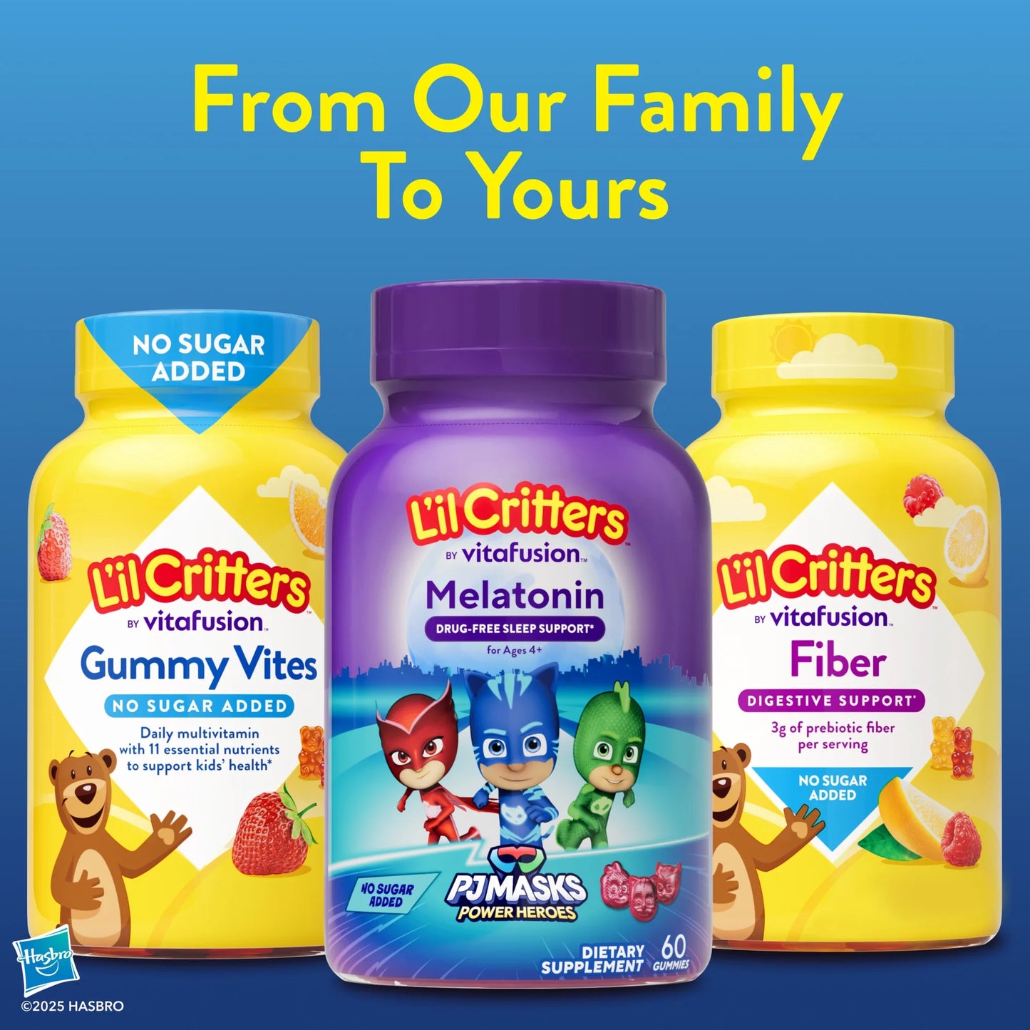 Melatonina 1MG Sin Azúcar PJ Masks - L'il Critters