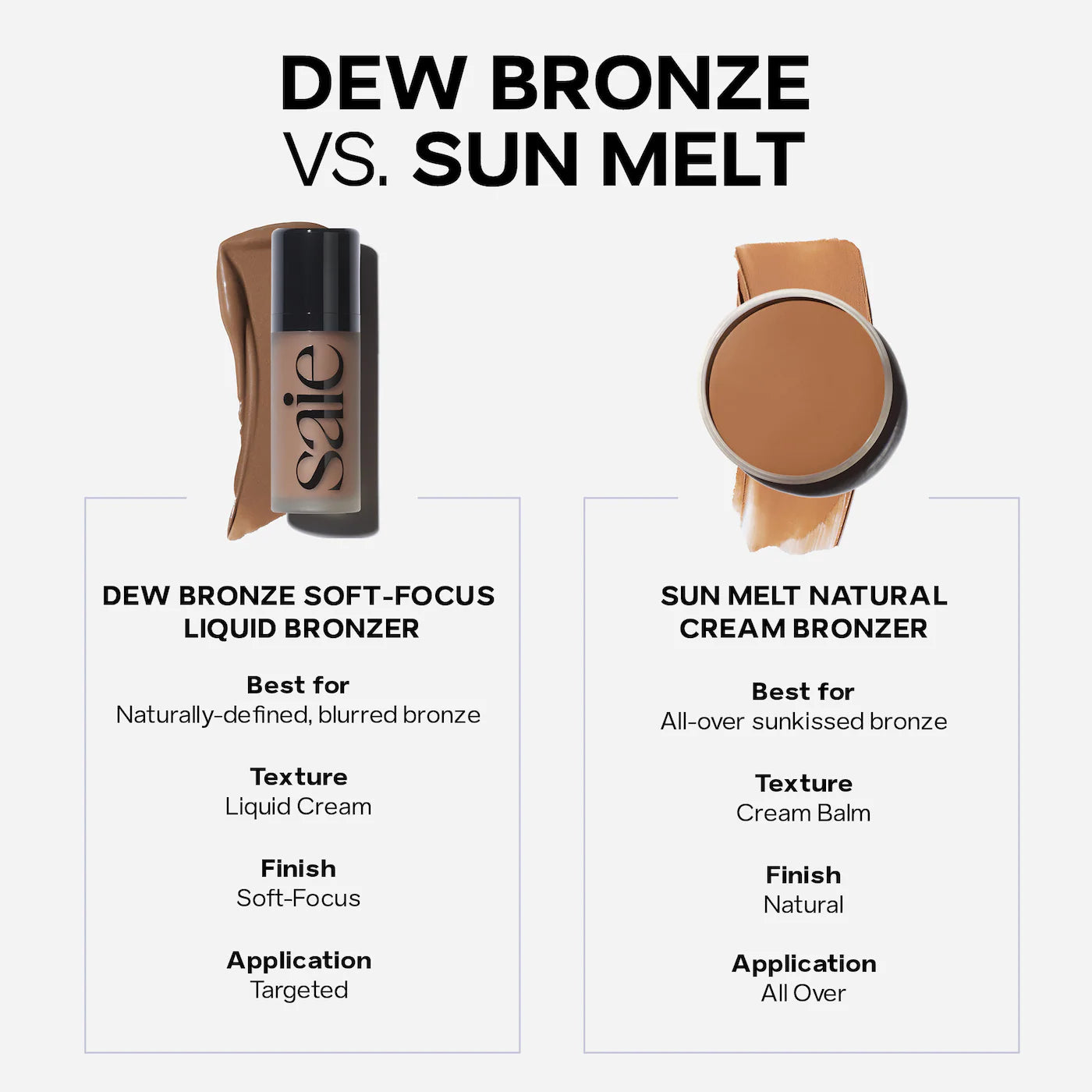 Sun Melt Natural Cream Bronzer - Saie
