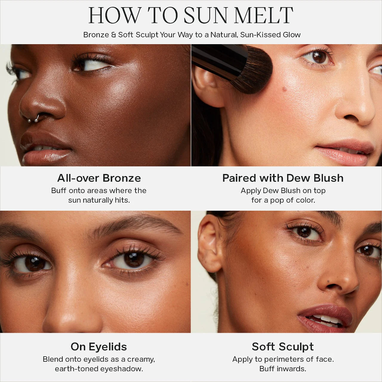 Sun Melt Natural Cream Bronzer - Saie