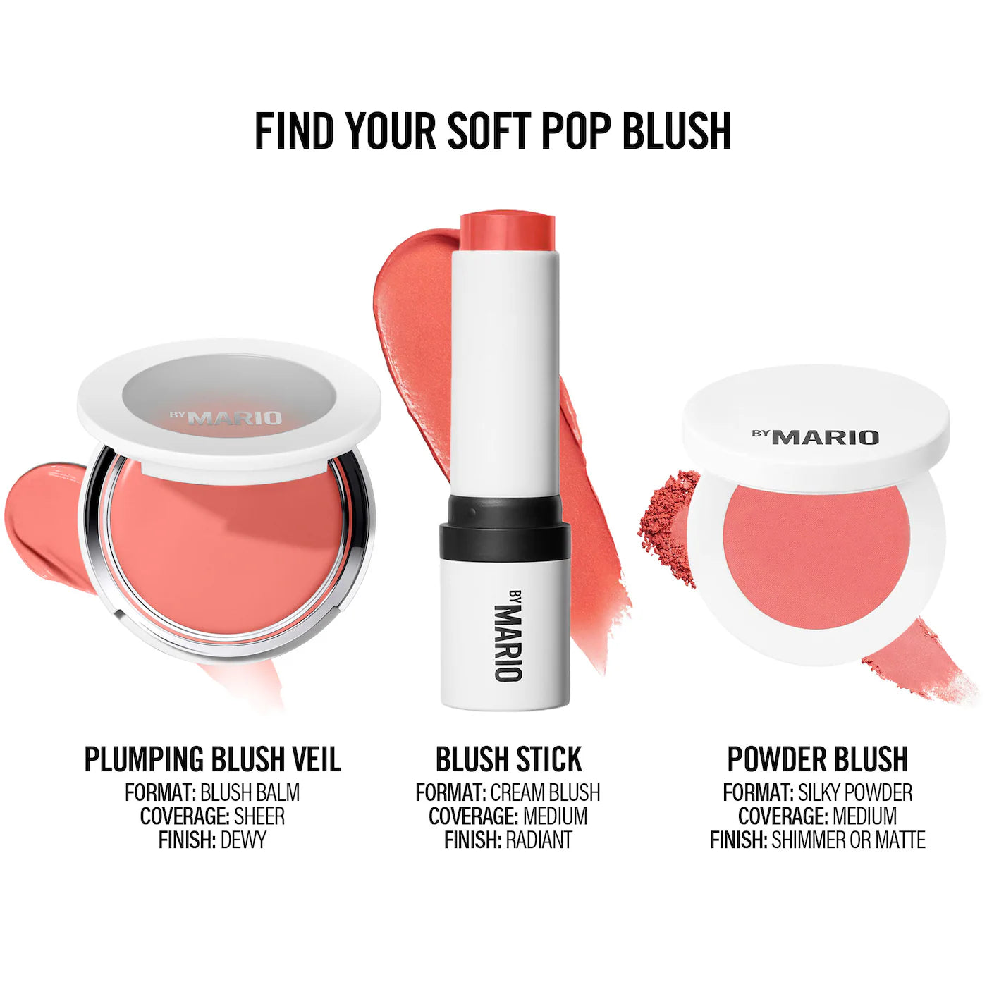 Soft Pop Plumping Cream Blush Veil - Make Up by Mario