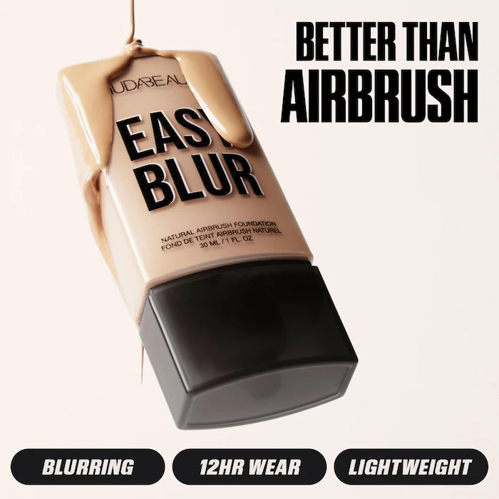Easy Blur Natural Airbrush Foundation with Niacinamide - Huda Beauty