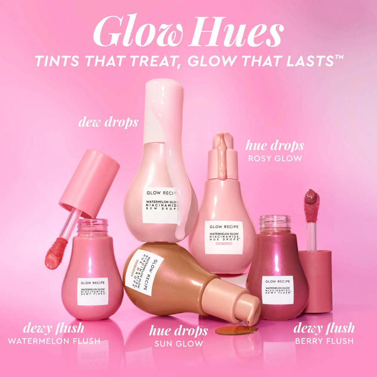 Watermelon Glow Niacinamide Dewy Flush - Brightening Serum Blush - Glow Recipe