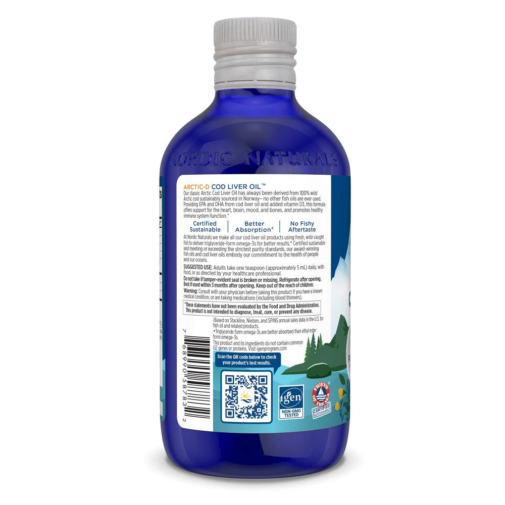 Artic-D Cod Liver Oil - Nordic Naturals