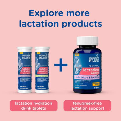 Apoyo a la Lactancia PostNatal (Fenogreco+Probioticos) - Mommy's Bliss
