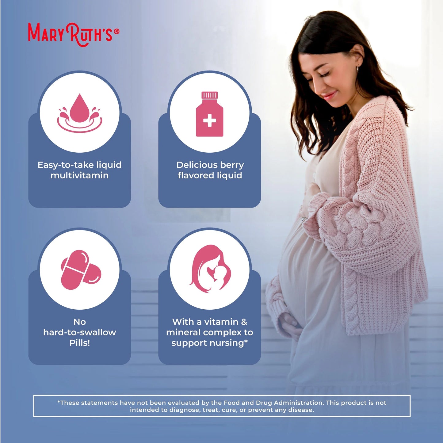 Líquido Vegano PreNatal y PostNatal - Mary Ruth's