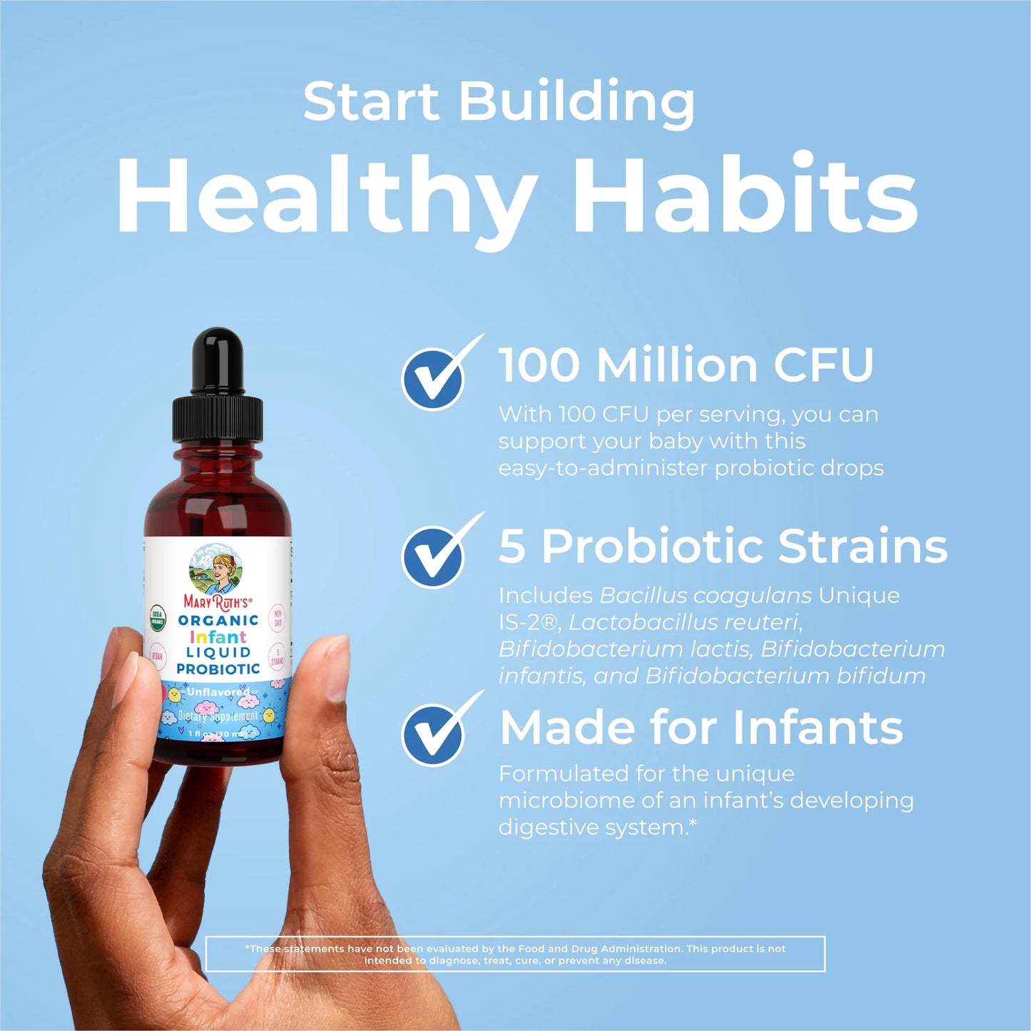 Organic Infant Ionic Zinc Liquid Drops - Mary Ruth's