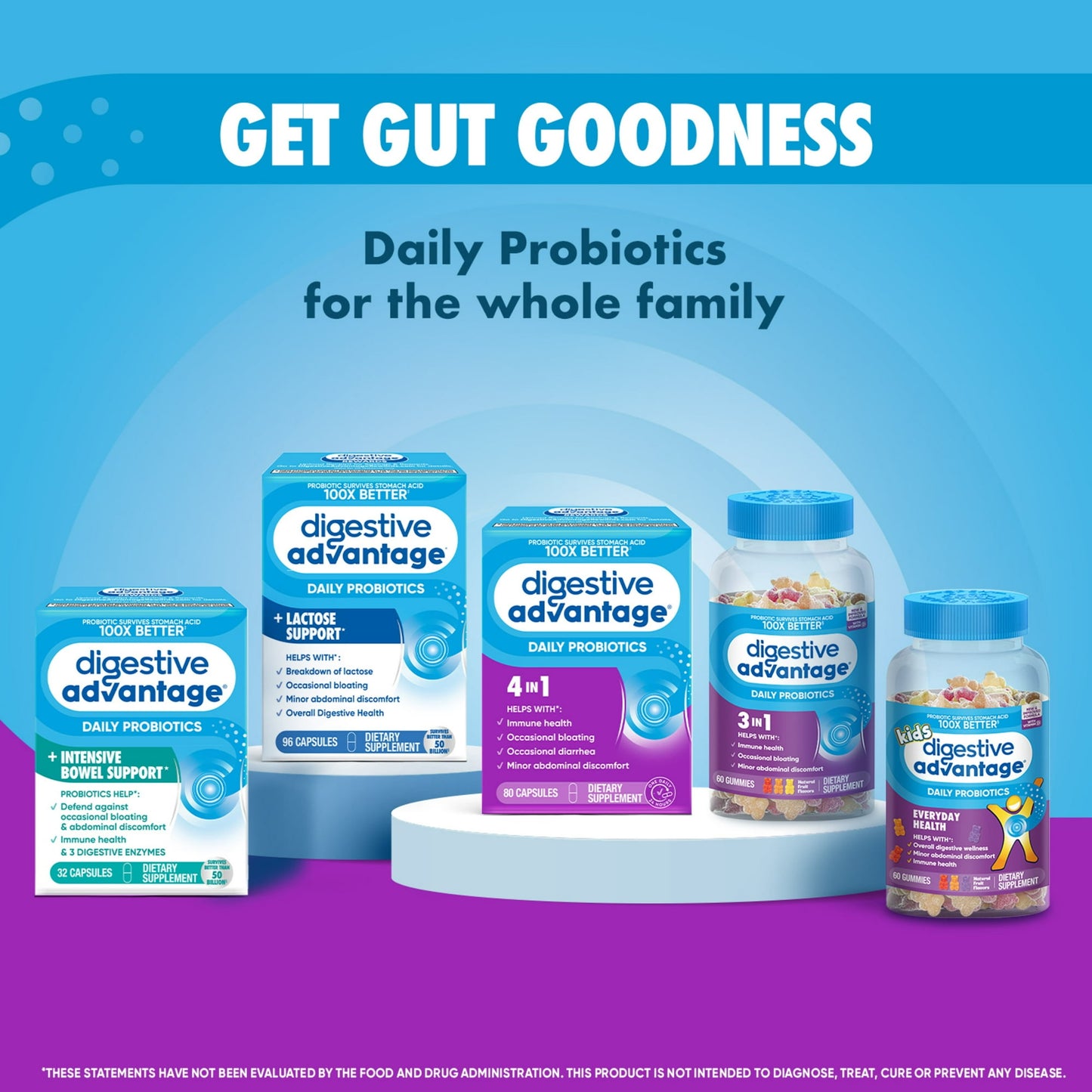 Daily Probiotics - Digestive Advantage