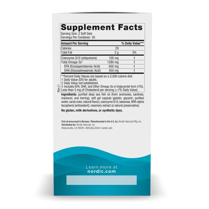 Ultimate Omega + CoQ10 - Nordic Naturals