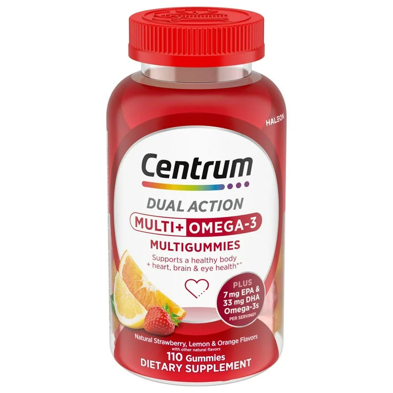 Multi+Omega-3 MultiGummies - Centrum Dual Action