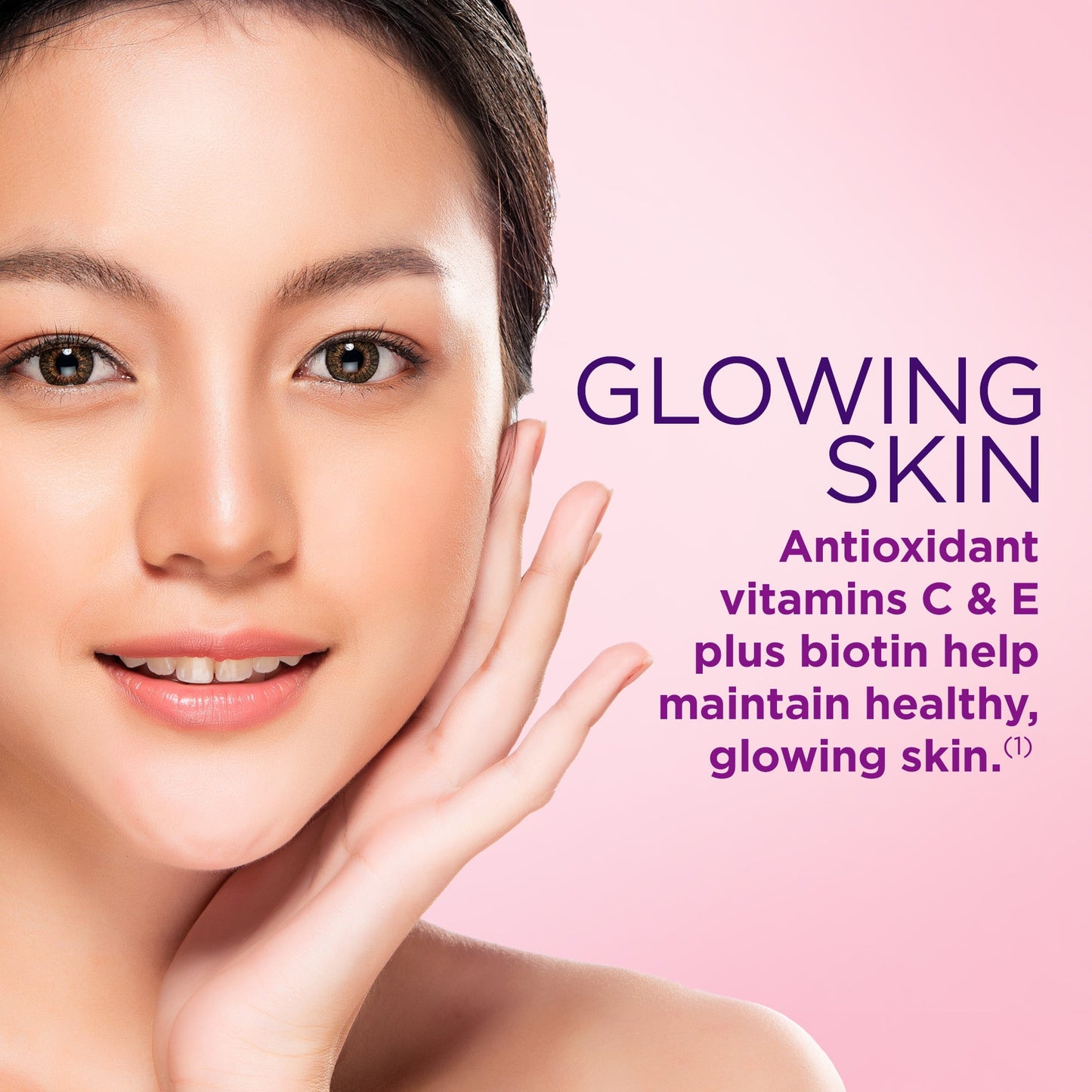 HAIR SKIN & NAILS GUMMIES 2500MCG BIOTIN - NATURE'S BOUNTY