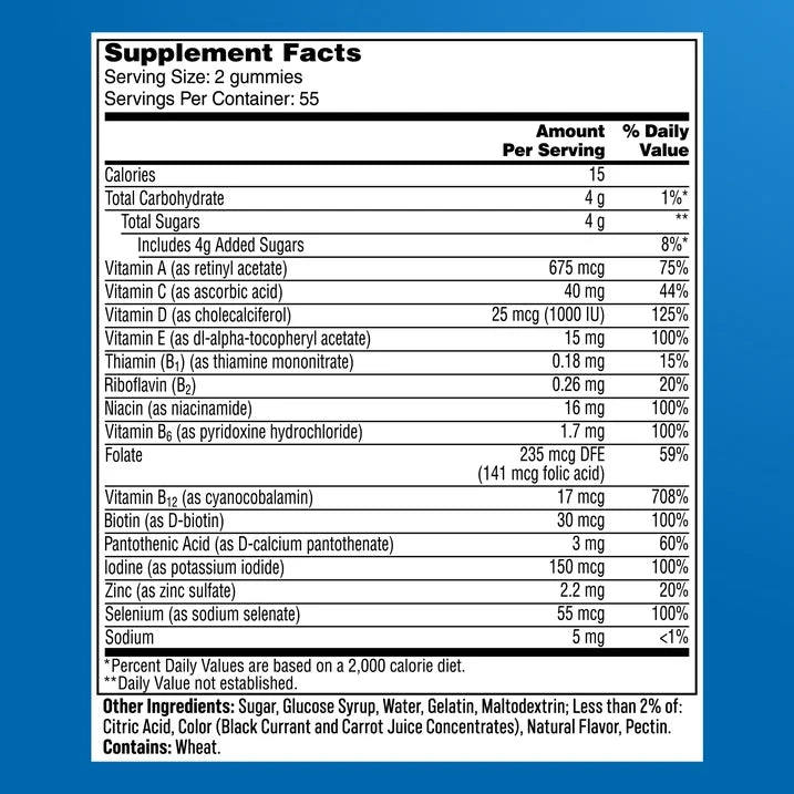 Men's 50+ Multi Gummies - One a Day