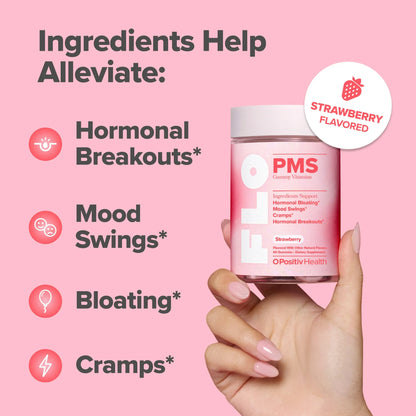FLO PMS Vitamin Gummies - OPositivHealth