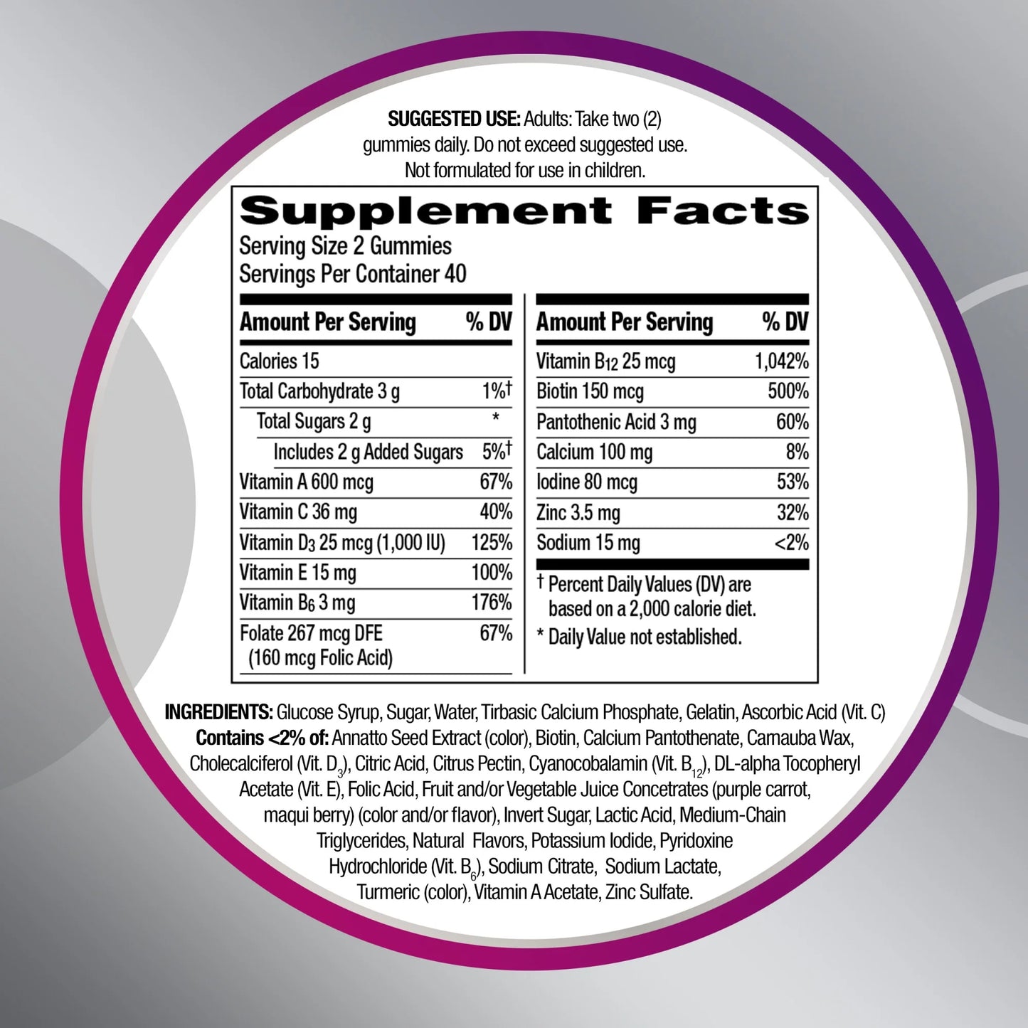 Silver Women 50+ Multi Gummies - Centrum