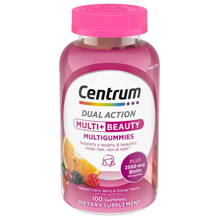 Multi+ Beauty MultiGummies
 - Centrum Dual Action