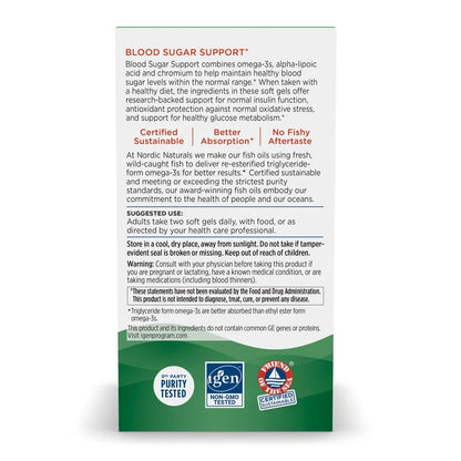 Blood Sugar Support (Omega Blend) - Nordic Naturals