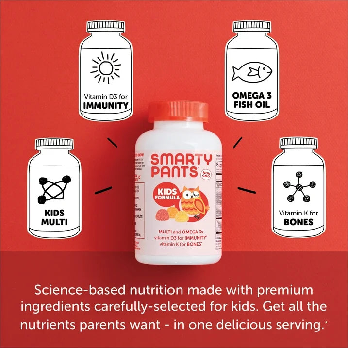 Multivitamin, Omega 3 y vitamina D3 - Smarty Pants