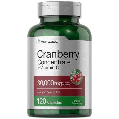 Cranberry Concentrado 30,000mg + Vitamina C - Horbäach