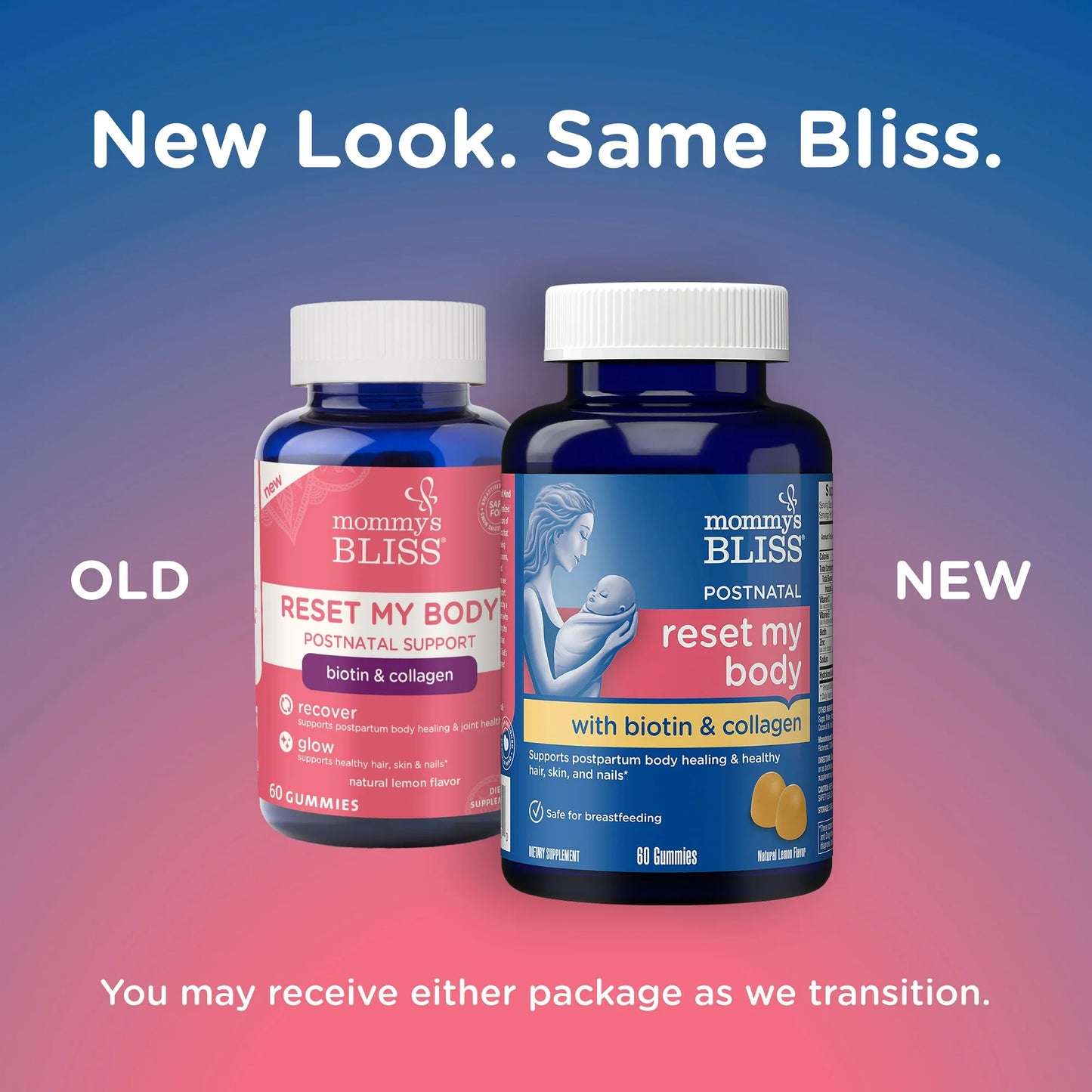 Apoyo Postnatal Reset My Body (con Biotina y Colágeno) Gummies - Mommy's Bliss