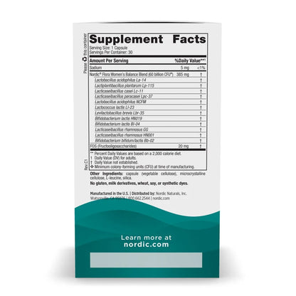 Nordic Flora Probiotic Women's Balance - Nordic Naturals