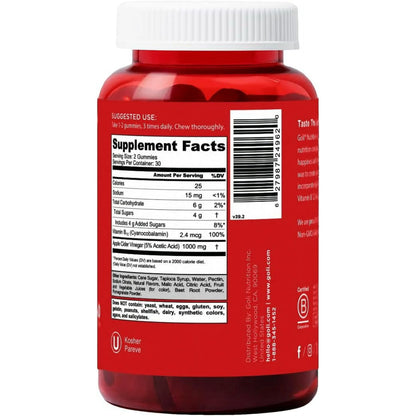 Vitaminas de vinagre de sidra de manzana - Goli