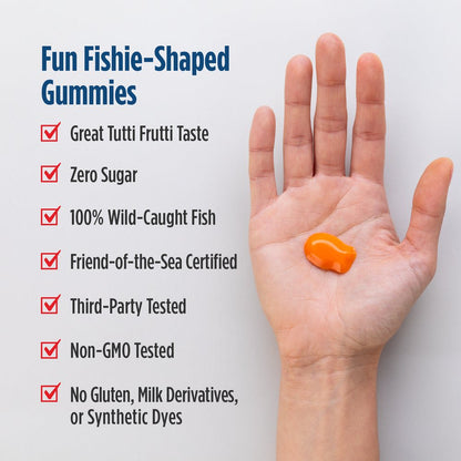 Omega 3 Zero Sugar Fishies - Nordic Naturals