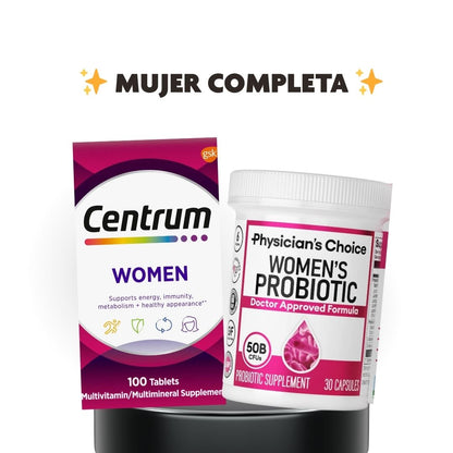 Mujer Completa II - Multivitamínico Mujer + Probióticos