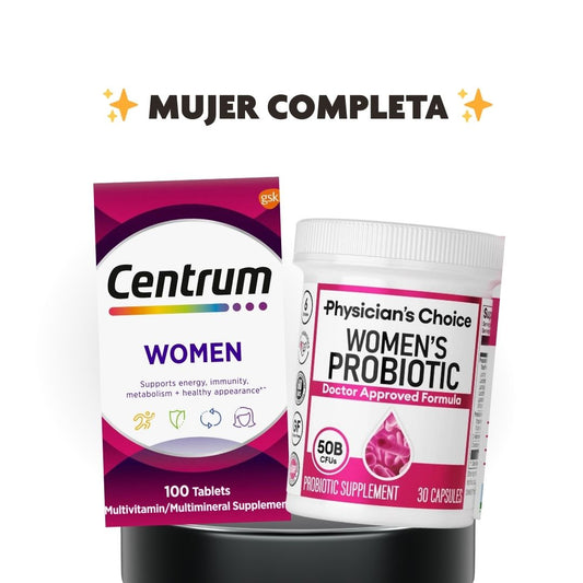Mujer Completa II - Multivitamínico Mujer + Probióticos