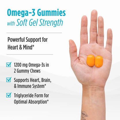 Ultimate Omega Zero Sugar Gummy Chews - Nordic Naturals
