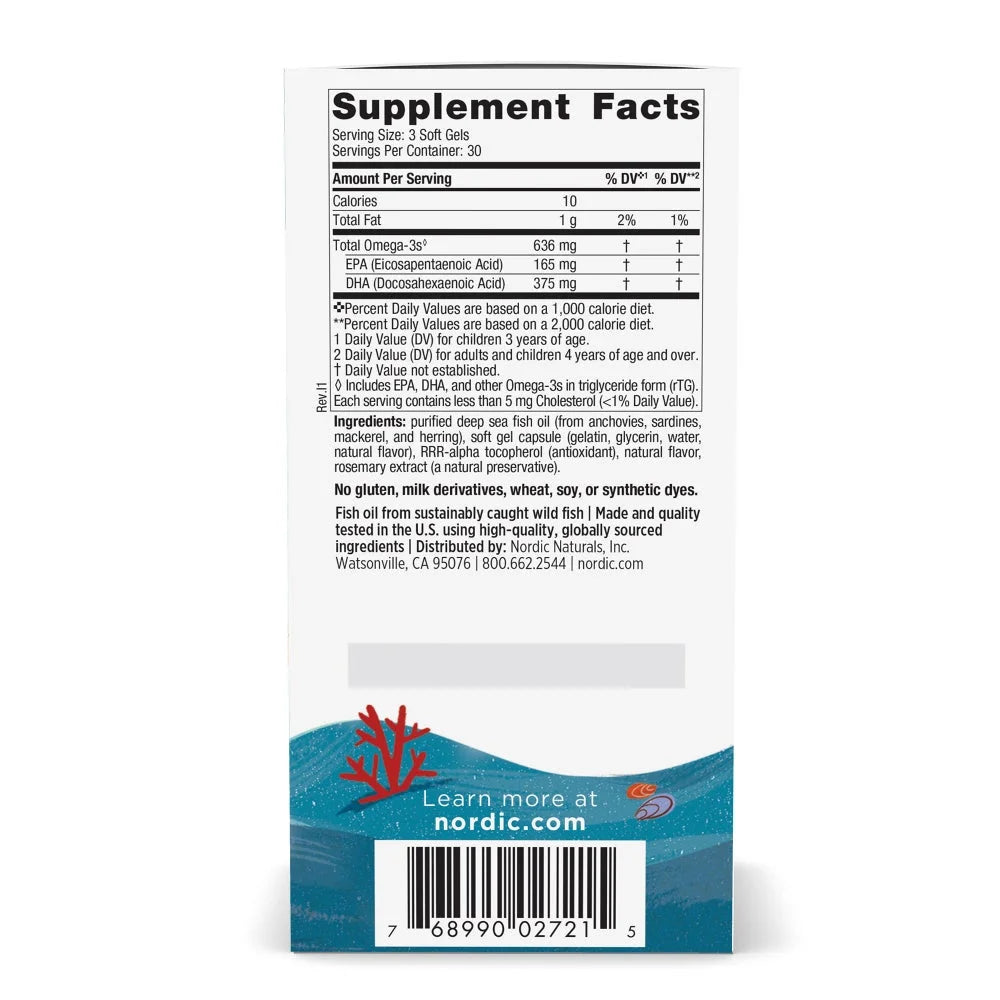 Childrens DHA XTRA mini softgel - Nordic Naturals