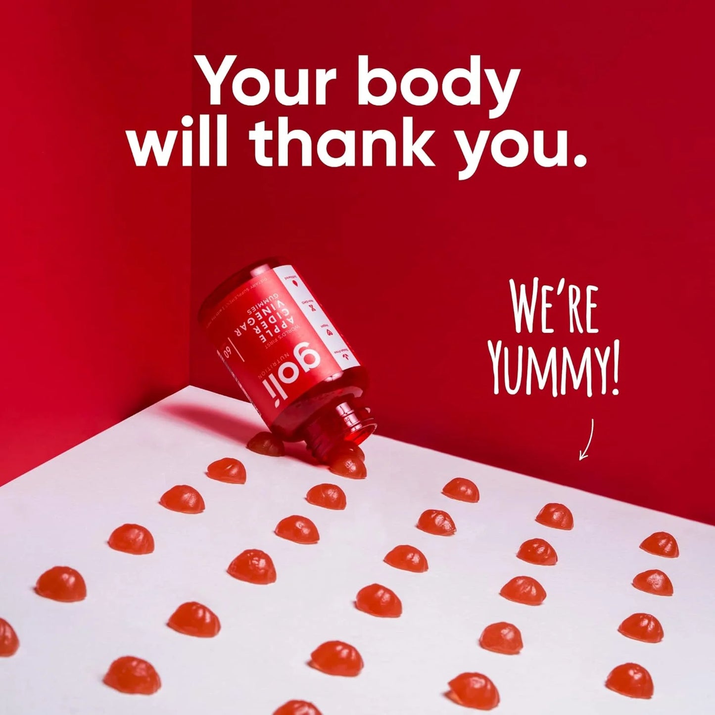 Vitaminas de vinagre de sidra de manzana - Goli