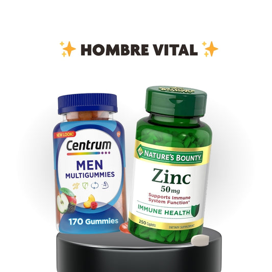 Hombre Vital - Multivitamínico Hombre + Zinc:
