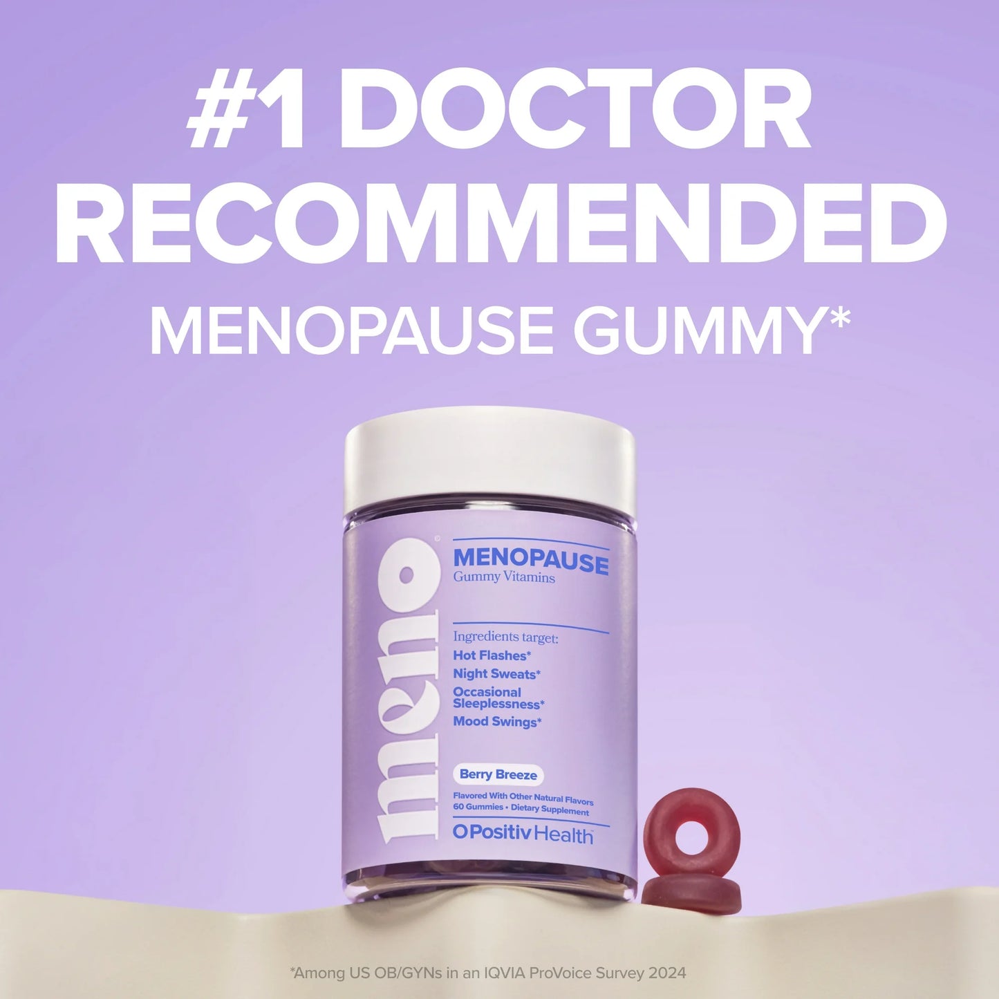 MENO Menopause Gummy Vitamins - OPositivHealth