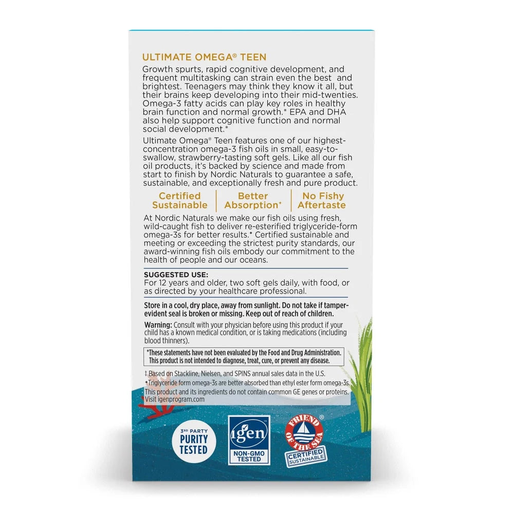 Ultimate Omega Teen - Nordic Naturals
