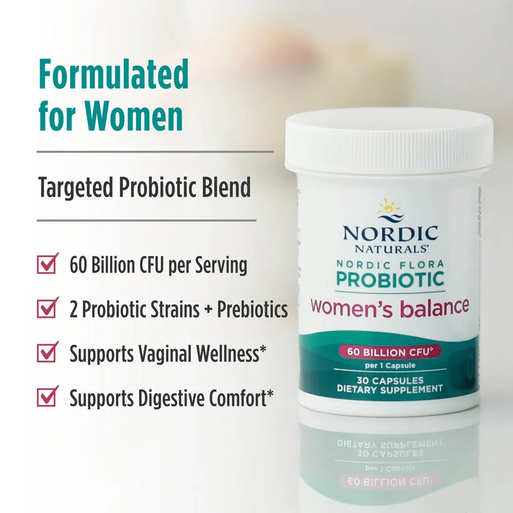Nordic Flora Probiotic Women's Balance - Nordic Naturals
